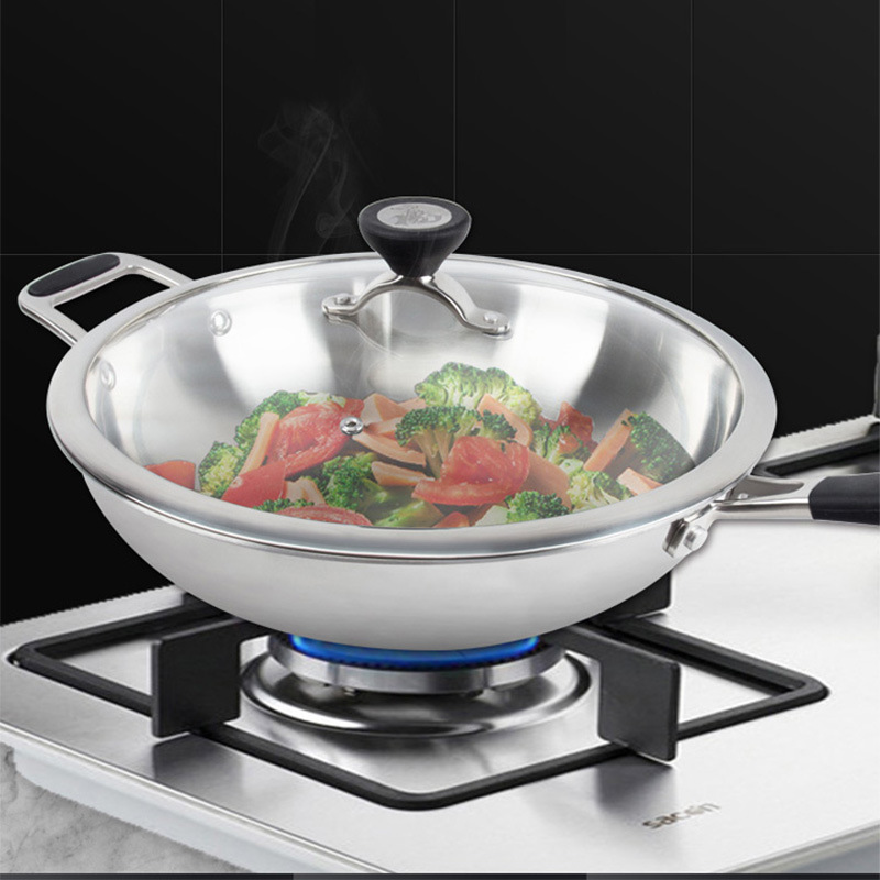 Uncoated wok